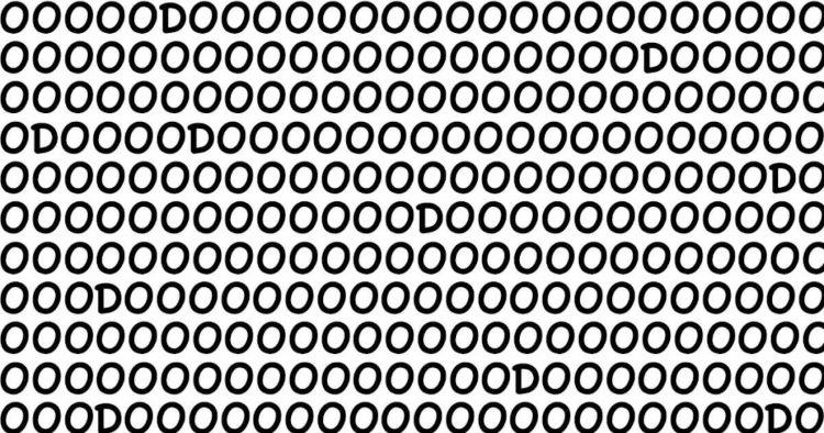 99% doet het fout: hoeveel D’s zie jij in deze afbeelding?