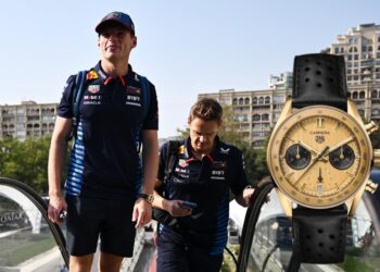 Max Verstappen schittert met nieuwe TAG Heuer Carrera Chronograph