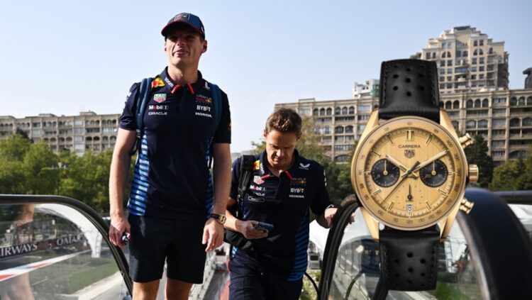 Max Verstappen schittert met nieuwe TAG Heuer Carrera Chronograph