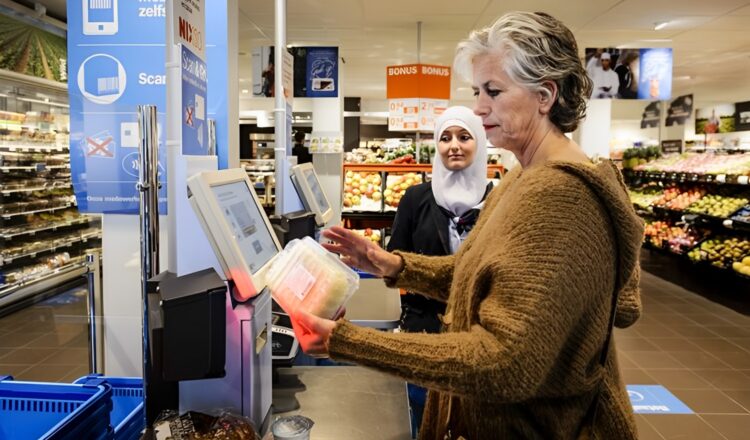 Dit is sommige mensen beter geen zelfscankassa kunnen gebruiken