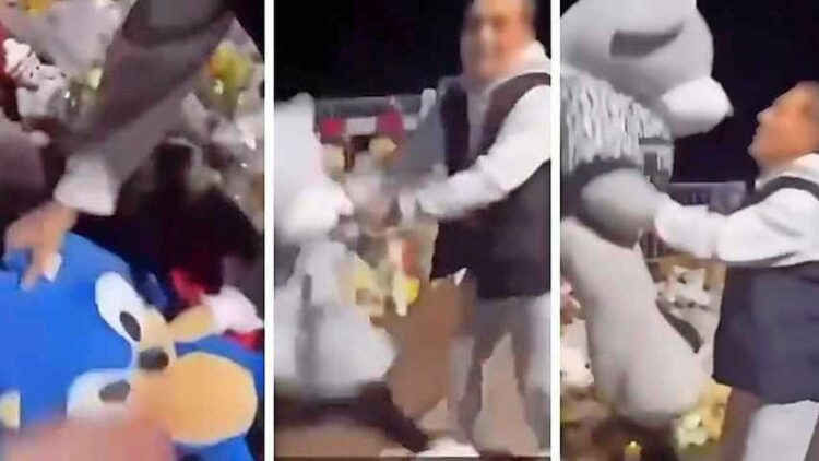 Verbijsterende video: jongeren stelen knuffels van herdenkingsplek Jeffrey en Emma