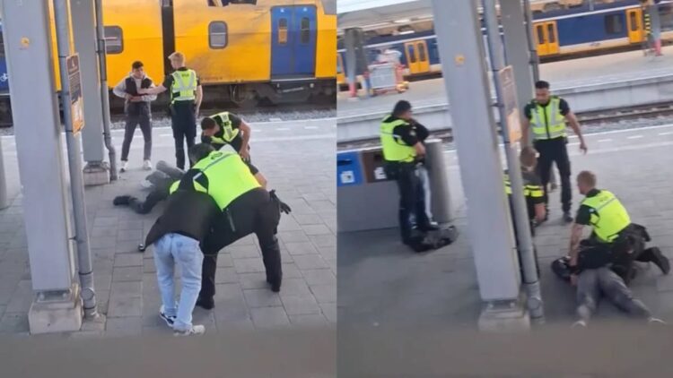 Het loopt helemaal uit de hand op het station in Zwolle! 3 Arrestaties (Beelden)