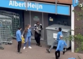Winkeldief op heterdaad betrapt bij de AH en wordt keihard aangepakt