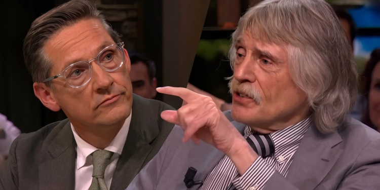 Johan Derksen haalt woest uit naar Joost Eerdmans (JA21): ‘Hoe haal je het in je hoofd?’
