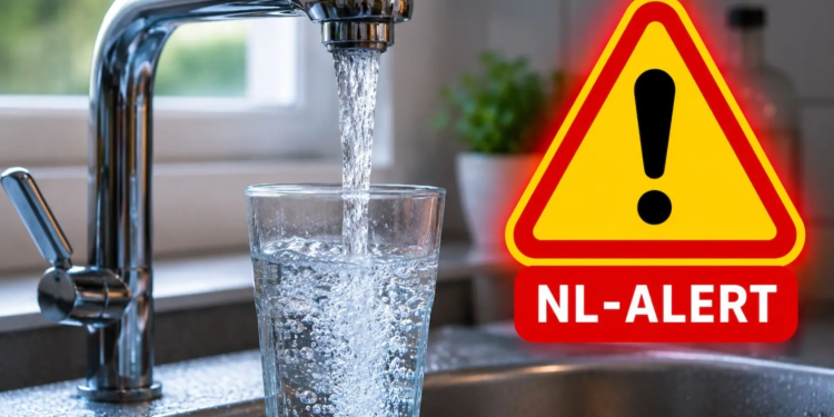 Ziekmakende bacterie ontdekt in drinkwater: inwoners krijgen dringend NL-Alert