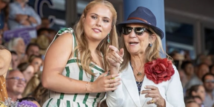 Prinses Amalia toont voor het eerst duidelijk litteken van valpartij met paard Mojito