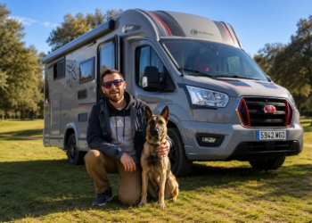 Jesús woont voor slechts €300 tot €500 per maand in een camper: ‘Meer heb ik bijna niet nodig’