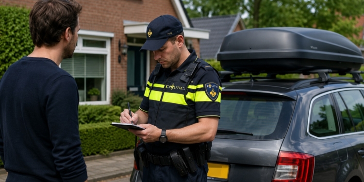 Dakkoffer op de auto laten na je vakantie? Dat kan je een flinke boete opleveren