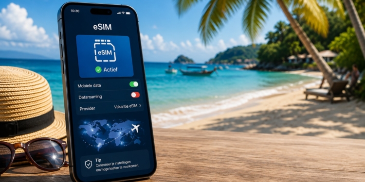 eSIM op vakantie: voorkom hoge roamingkosten door juiste instellingen