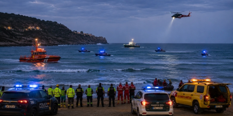 Nederlander vermist na nachtelijke duik in Spaanse zee grootschalige zoekactie gestart