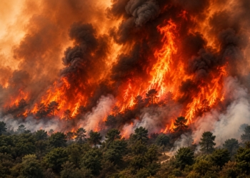 Natuurbrand in Limburg toch weer opgelaaid: brandweer massaal ingezet
