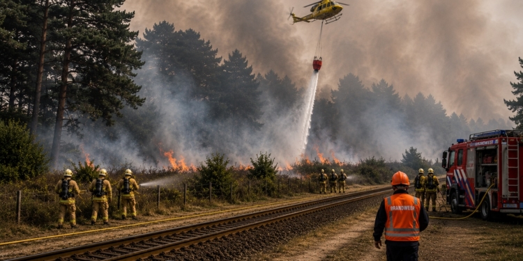 Brand in Limburg breidt zich in razend tempo uit: campings in regio met spoed ontruimd