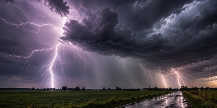Code geel afgegeven: zwaar onweer, hagel en flinke regen in deze regio’s op komst
