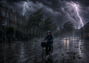 KNMI geeft stormwaarschuwing voor zware onweersbuien in het hele land