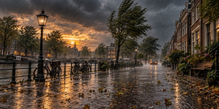 Het is na vandaag gedaan met de zomer: flinke regenbuien en stevige wind op komst